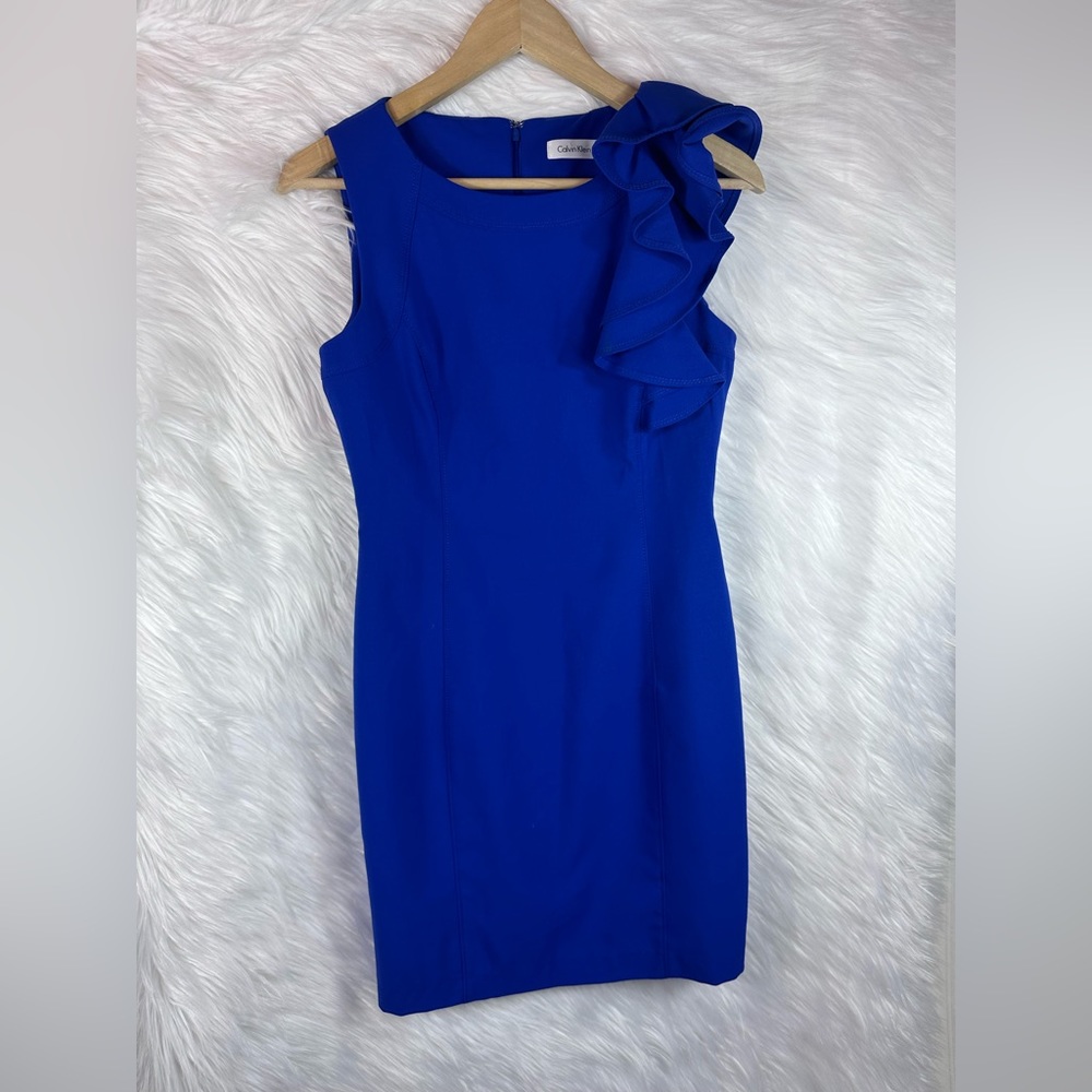 Calvin Klein royal blue dress size 4